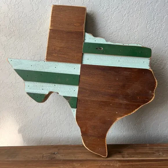 Hemlock and Heather Wood Numbered Texas Wall Decor Art - Picture 3 of 10